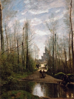 The Church in Marissel by Jean-Baptiste-Camille Corot