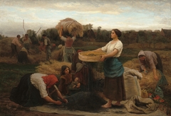 The Colza (Harvesting Rapeseed) by Jules Breton