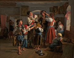 The Conscript’s Farewell by Ferdinand Georg Waldmüller