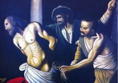 The Flagellation of Christ by Tasso Pappas