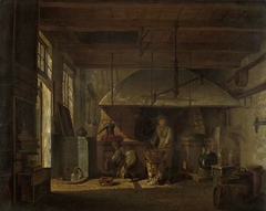 The Laboratory of A. d'Ailly near the Bulwark on the Zaagmolenpoort in Amsterdam by Johannes Jelgerhuis