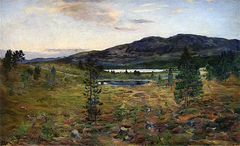 The Mountain Einundfjell by Harriet Backer