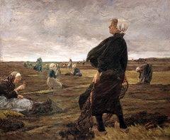 The Net Menders by Max Liebermann