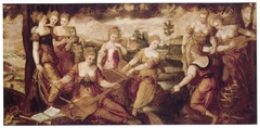 The Nine Muses by Lodewijk Toeput