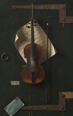 The Old Violin by William Michael Harnett