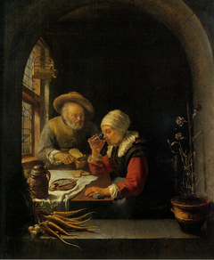 The Peasant Meal by Frans van Mieris the Elder