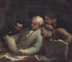 The Print Collectors by Honoré Daumier