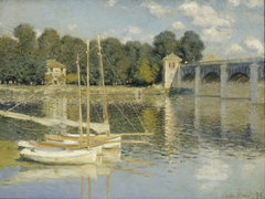 The Railway Bridge at Argenteuil by Claude Monet