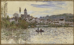 The Seine at Vétheuil by Claude Monet