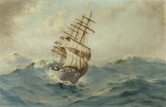 The ship 'Portpatrick' by Thomas G Purvis