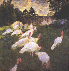 The Turkeys by Claude Monet