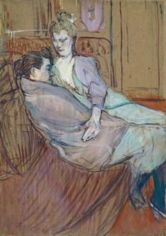 The Two Friends by Henri de Toulouse-Lautrec