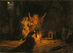 The Witches in 'Macbeth' by Alexandre-Gabriel Decamps