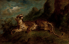 Tiger by Eugène Delacroix