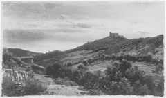 Torre Rocce bei Orbetello im Frühjahr by Adalbert Waagen