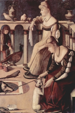 Two Venetian Ladies by Vittore Carpaccio