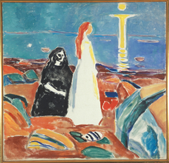 Two Women on the Shore by Edvard Munch