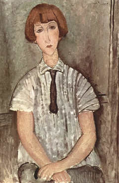 Mädchen mit Bluse by Amedeo Modigliani