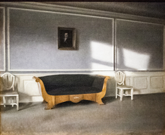 Sunshine in the Drawingroom III by Vilhelm Hammershøi