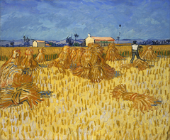 Harvest in Provence by Vincent van Gogh