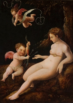 Venus and Cupid. by Anonymous