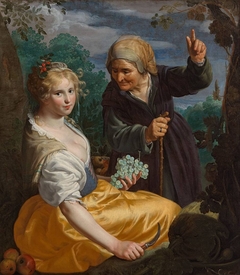 Vertumnus and Pomona by Paulus Moreelse