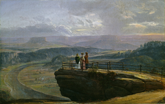 View from Bastei by Johan Christian Dahl