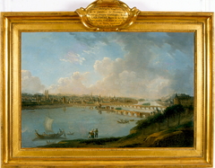 View of Tours upstream from the Bridges by Charles Antoine Rougeot