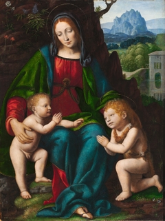 Virgin and Child with the Infant Saint John the Baptist by Bernardino Luini