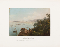 Vue de la Rade de Bahia prise du Jardin public. A la fabrique de tabac de M. M. de Meuron e Cie by Anonymous