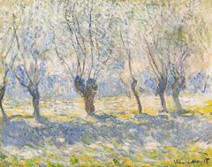 Willows in Haze, Giverny by Claude Monet