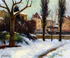 Winter Landscape by Gustave Caillebotte