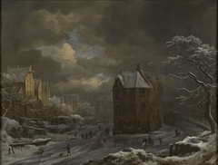 Winter View of the Hekelveld in Amsterdam by Jacob van Ruisdael