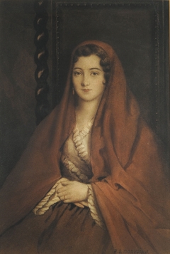 Young Chilean or Portrait of a Chilean Lady by Raymond Monvoisin