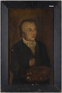 Zelfportret van Frans Jurjens Swart by Frans Jurjens Swart