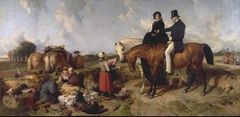 A Dialogue at Waterloo by Edwin Henry Landseer