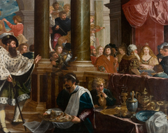 A Feast by Isaac Isaacsz