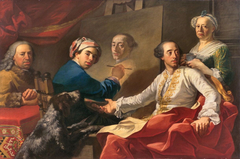 A Group Portrait by Anonymous