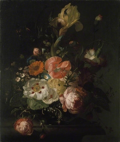 A Vase of Flowers by Rachel Ruysch