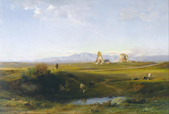 A View of the Roman Countryside by Jean-Achille Benouville