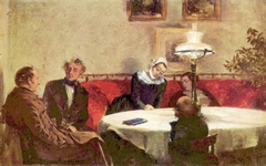 Abendgesellschaft by Adolph von Menzel