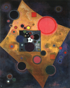 Accent on Pink by Wassily Kandinsky