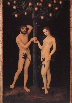 Adam and Eve by Lucas Cranach the Elder