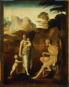 Adam and Eve with Cain and Abel by Fra Bartolomeo