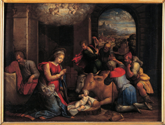 Adoration of the Shepherds by Benvenuto Tisi