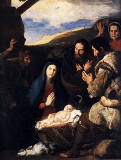 Adoration of the Shepherds by Jusepe de Ribera