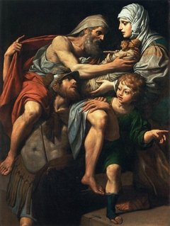 Aeneas and Anchises by Leonello Spada