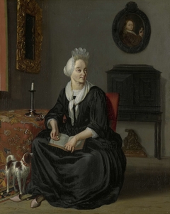 Anna de Hooghe (1645-1717). The Painter's fourth Wife by Ludolf Bakhuysen