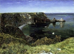 Anstey's Cove, Devon by John William Inchbold