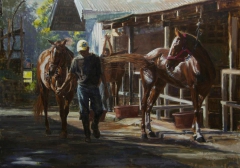 At the Stables by Orley Ypon